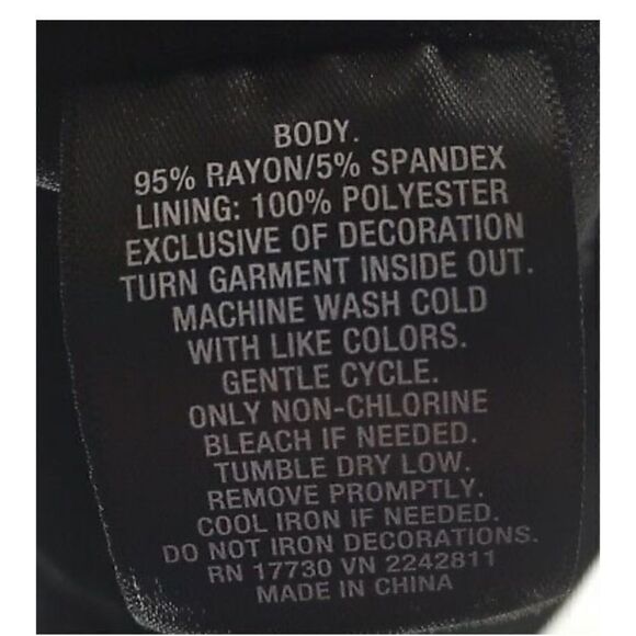 Mossimo Black Dress with Beaded Detail Size Medium - Picture 3 of 4